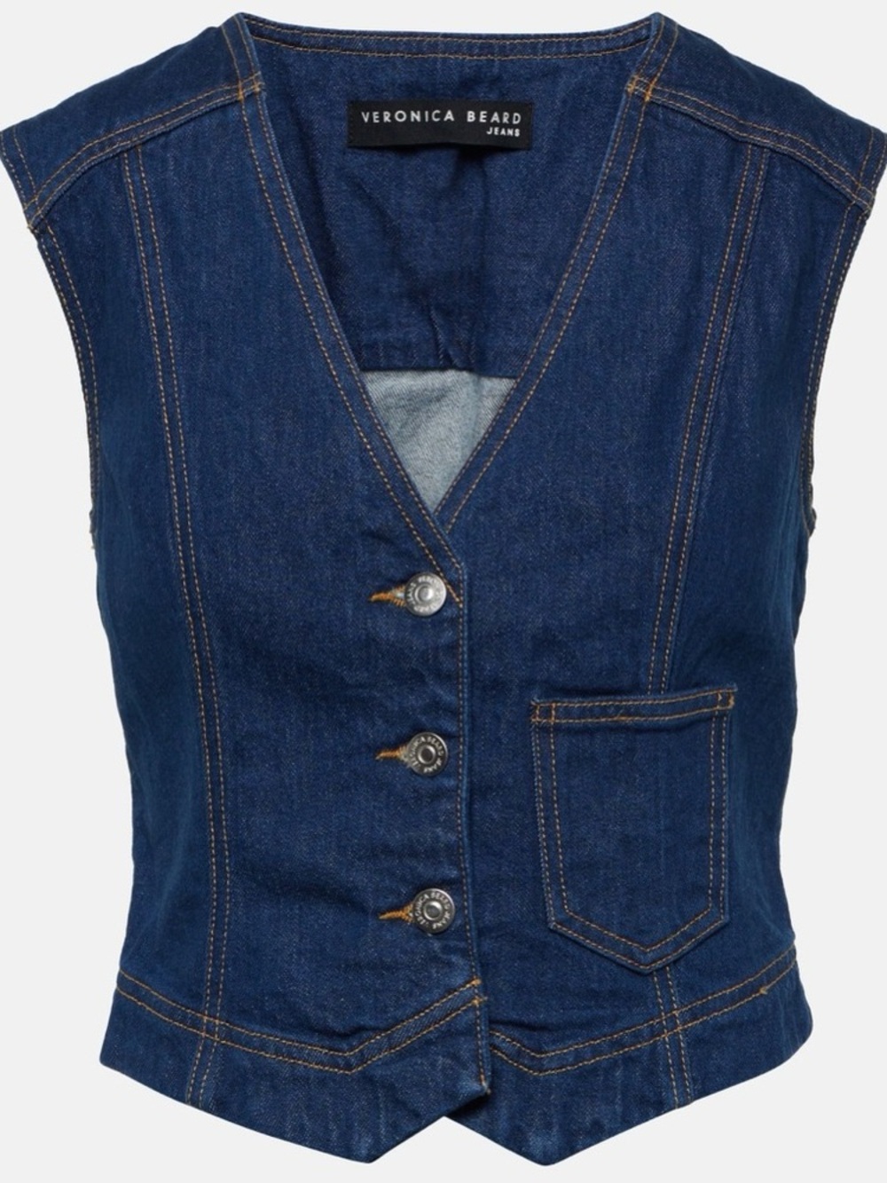 Valeria denim vest from Veronica Beard